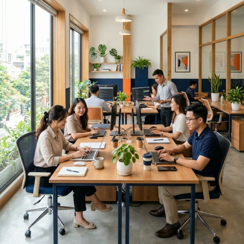 Không gian làm việc Cung ứng và Giải pháp 2T