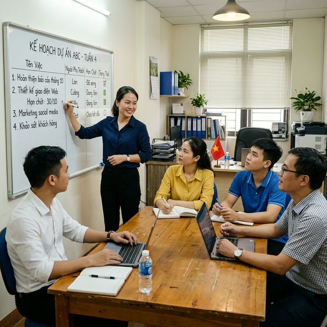 Quản lý phân công công việc cho nhóm