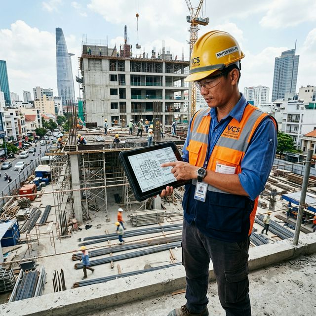 Quản lý dự án xây dựng trên tablet
