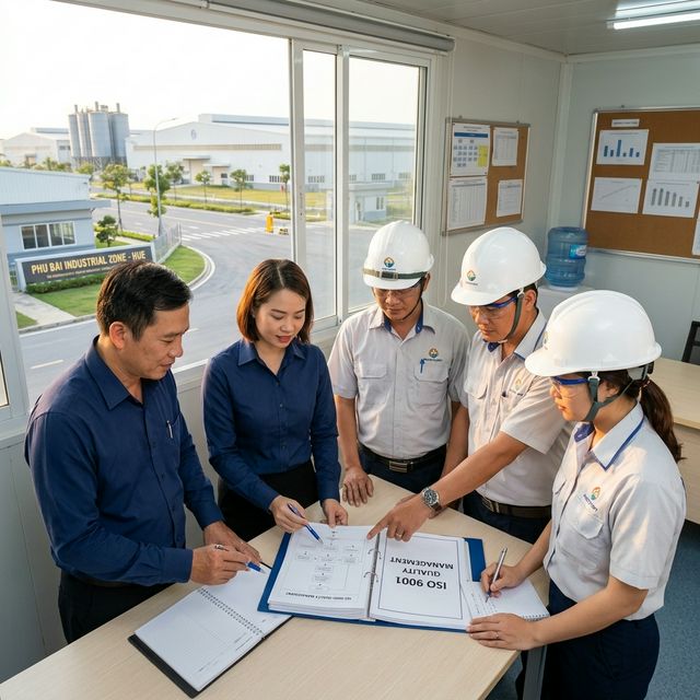 Tư vấn ISO ở Huế - Đội ngũ Cung ứng và Giải pháp 2T tư vấn tại KCN Phú Bài