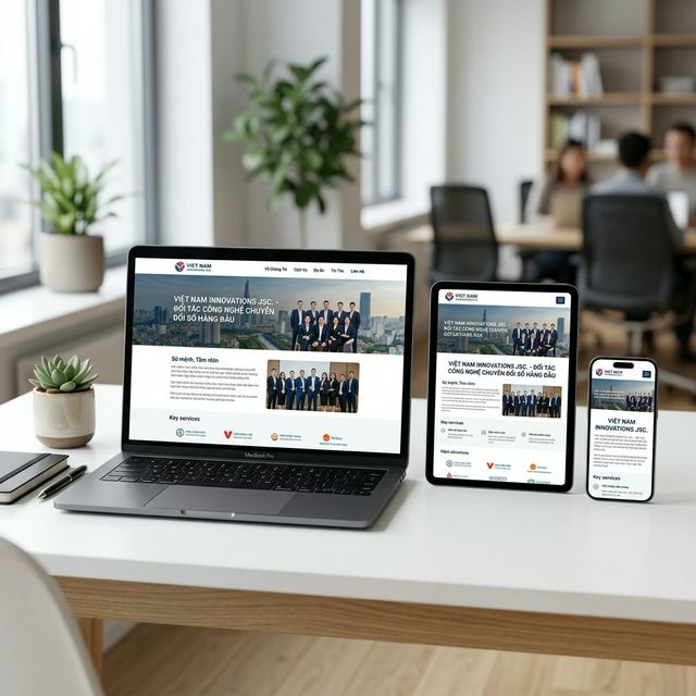 Website doanh nghiệp trên nhiều thiết bị