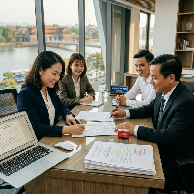 Thủ tục thành lập doanh nghiệp tại TP Huế — Hướng dẫn từ A đến Z